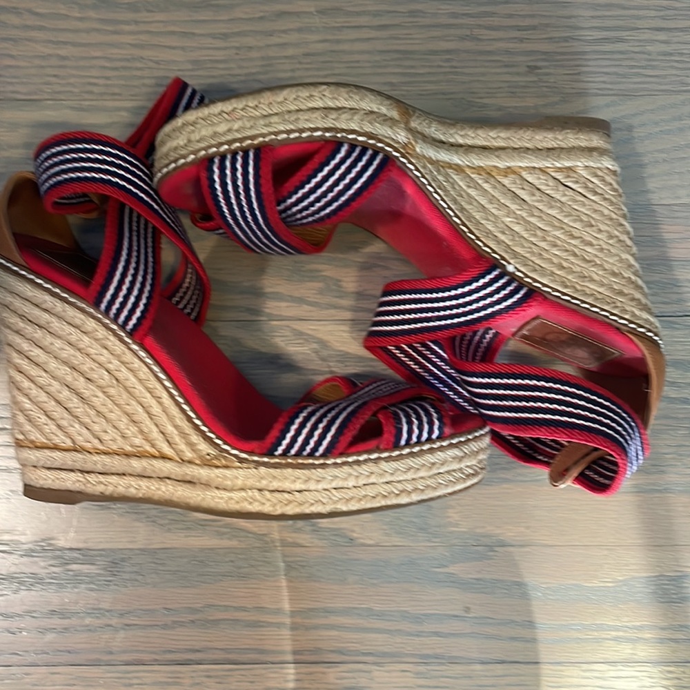 Tory Burch wedge sandals - Picture 2 of 4